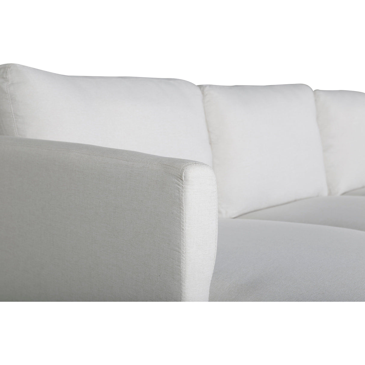Zoom U-Sofa - Schwarz / Hellbeige Stoff - ZEN ZONE Furniture
