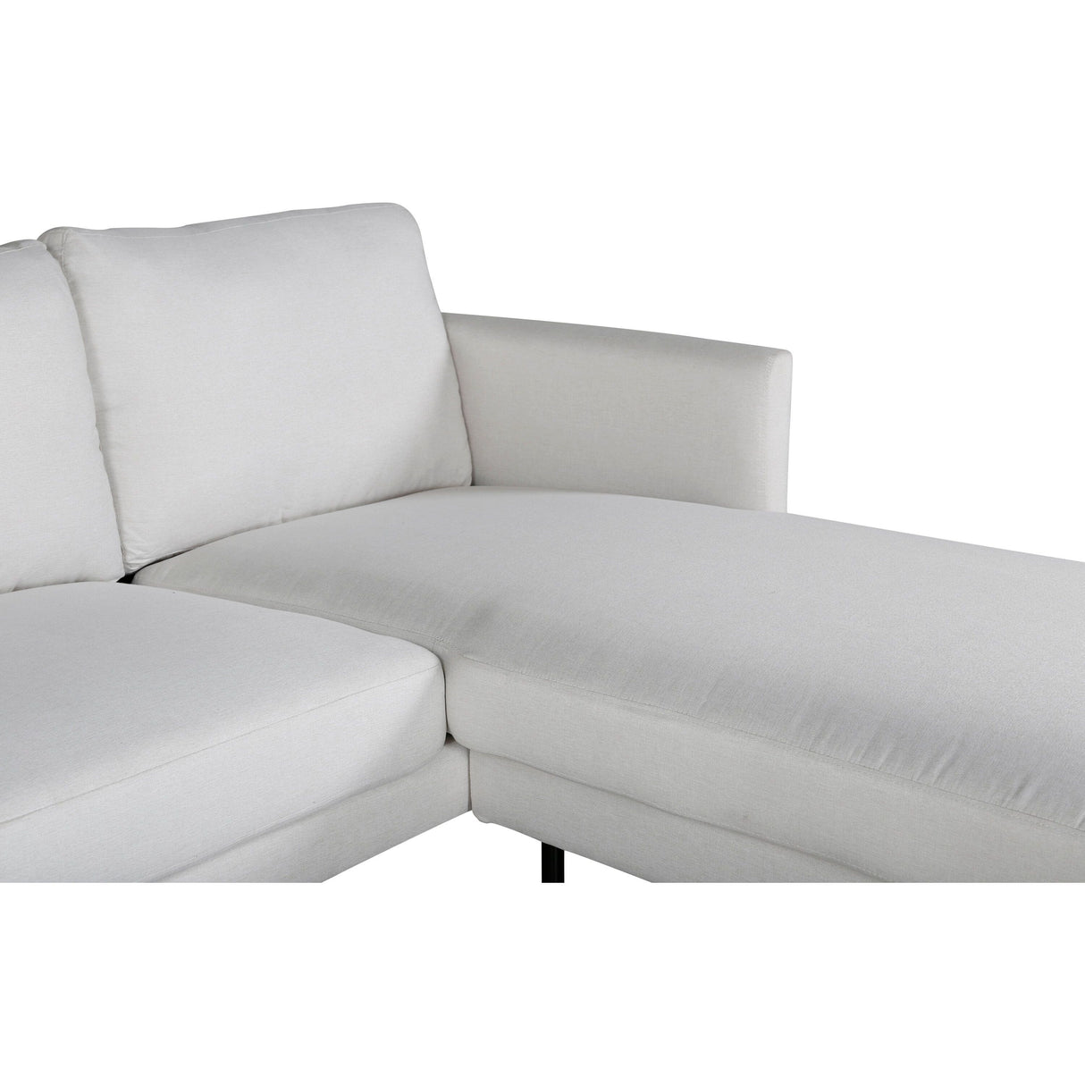 Zoom U-Sofa - Schwarz / Hellbeige Stoff - ZEN ZONE Furniture