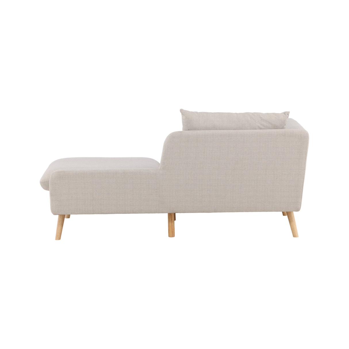 Tacoma 2-Sitzer Sofa - Helle Holzoptik / Leinenstoff - ZEN ZONE Furniture