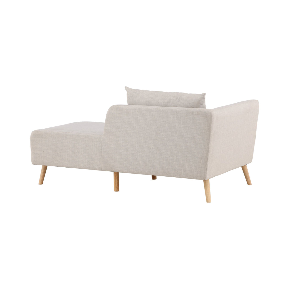 Tacoma 2-Sitzer Sofa - Helle Holzoptik / Leinenstoff - ZEN ZONE Furniture