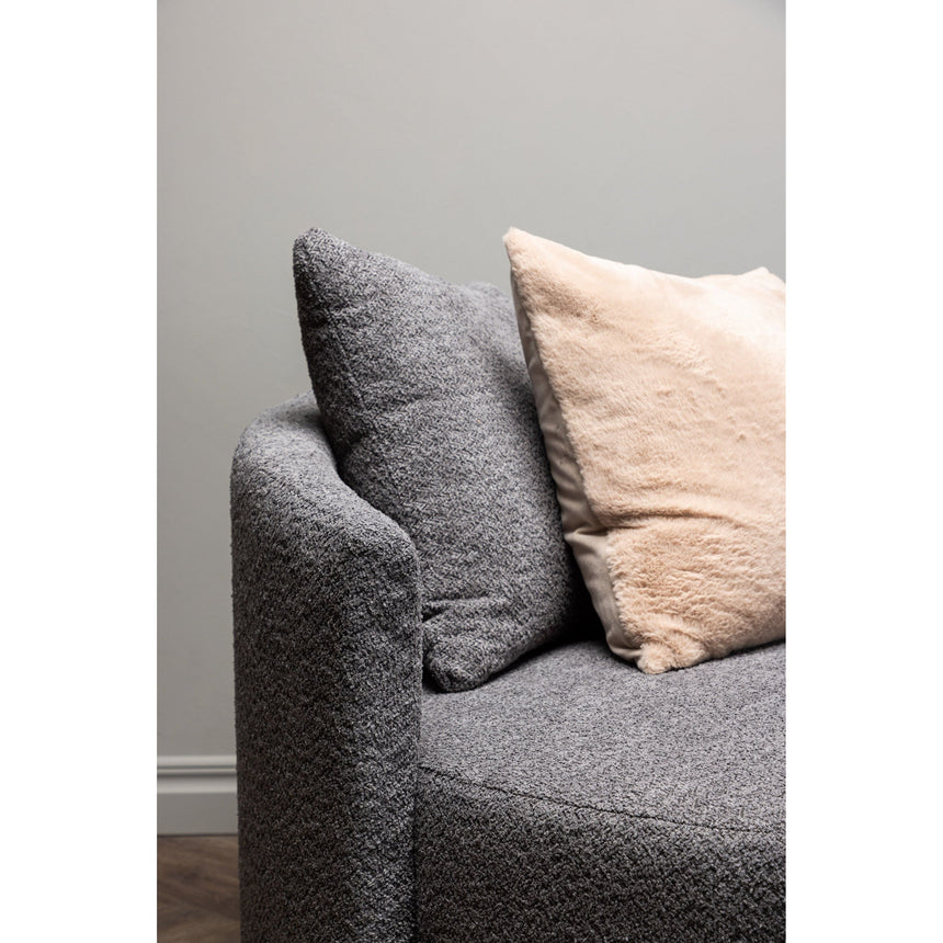 Kelso 2-Sitzer Sofa Holz/Grau - ZEN ZONE Furniture