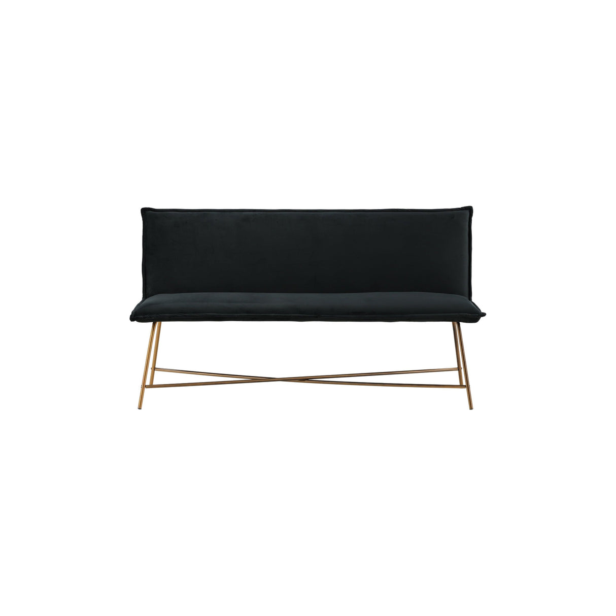 Petra Sofa - Distressed Copper / Schwarzer Samt - ZEN ZONE Furniture