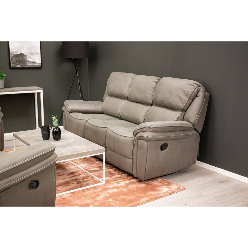 Saranda 3-Sitzer Sofa (klappbar) - Grau - ZEN ZONE Furniture