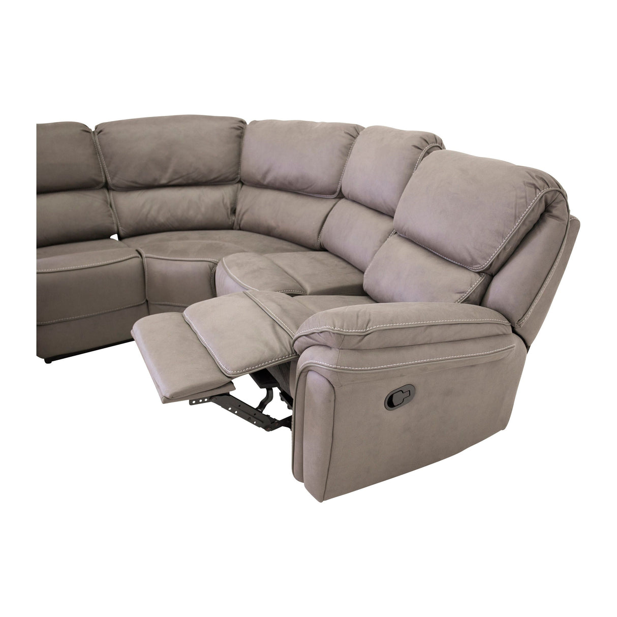 Saranda Ecksofa (klappbar) - Grau - ZEN ZONE Furniture