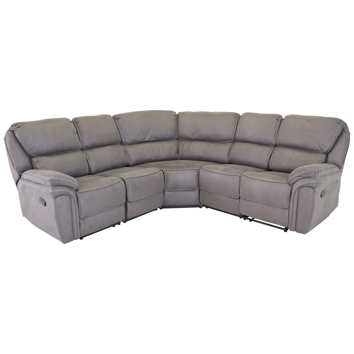 Saranda Ecksofa (klappbar) - Grau - ZEN ZONE Furniture