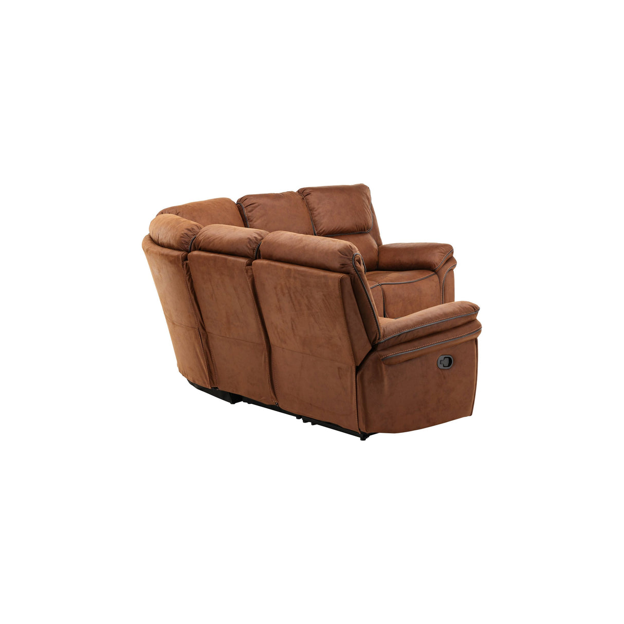 Saranda Ecksofa (klappbar) - Mokka - ZEN ZONE Furniture