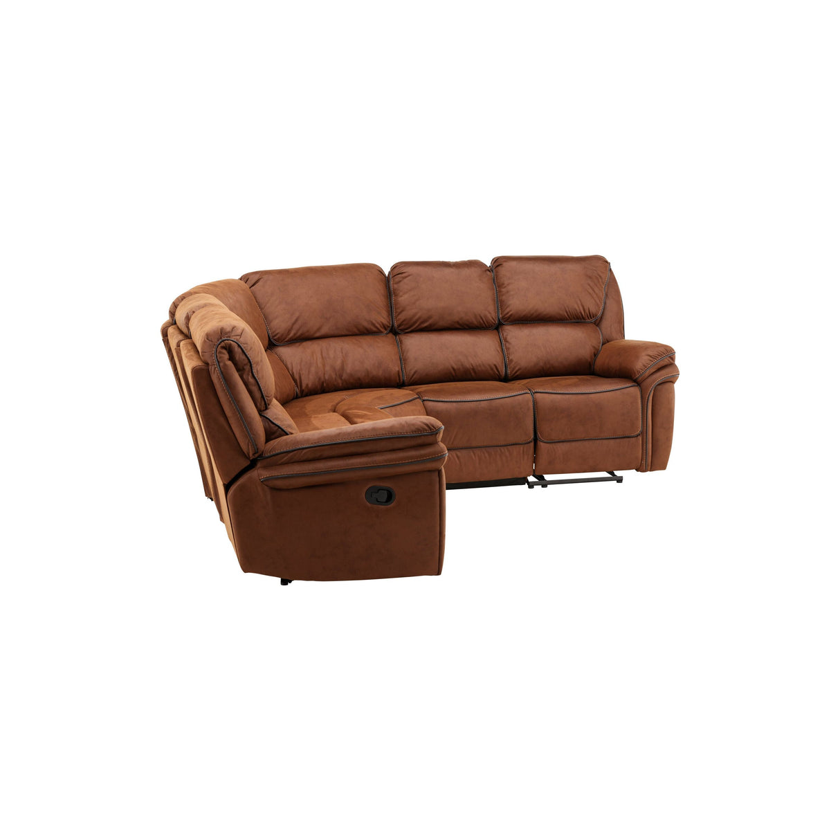 Saranda Ecksofa (klappbar) - Mokka - ZEN ZONE Furniture