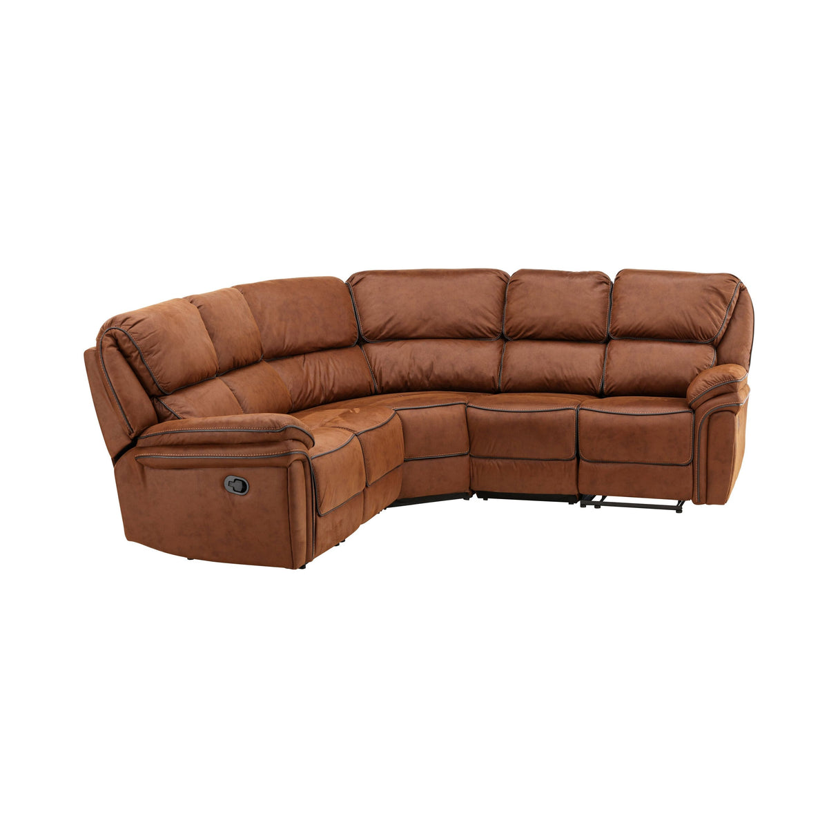 Saranda Ecksofa (klappbar) - Mokka - ZEN ZONE Furniture