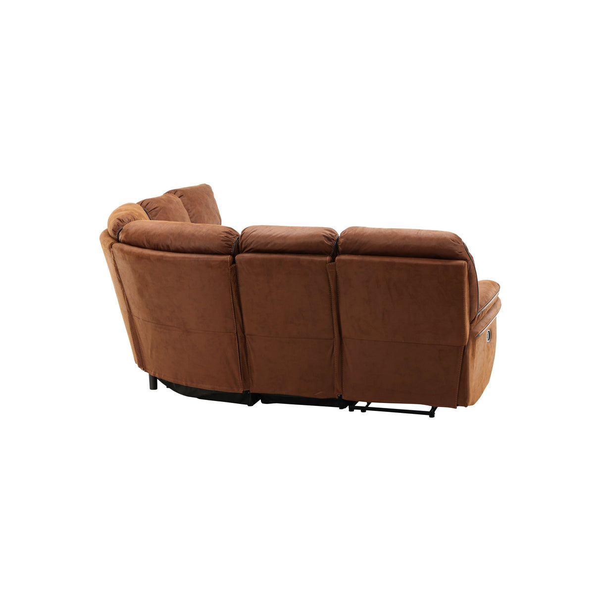 Saranda Ecksofa (klappbar) - Mokka - ZEN ZONE Furniture