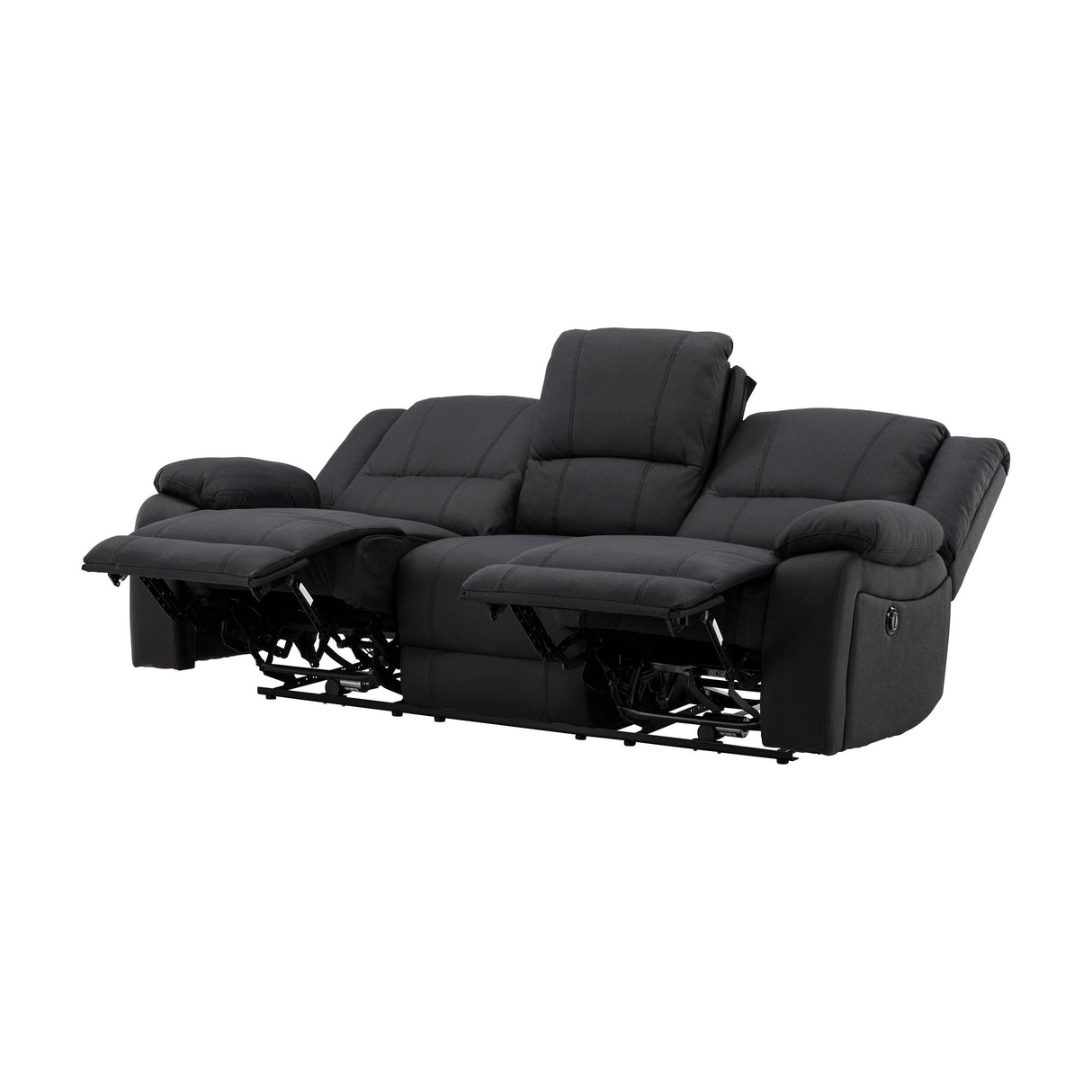 Singapore Recliner Sofa Schwarz - ZEN ZONE Furniture