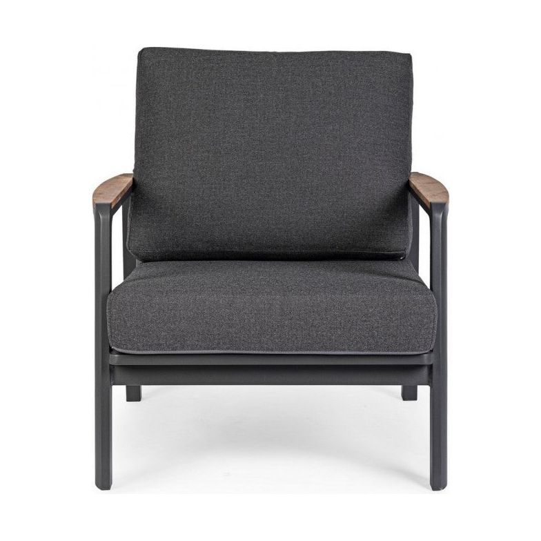 Outdoor Sessel Jalisco mit Kissen Anthrazit WG21 - ZEN ZONE