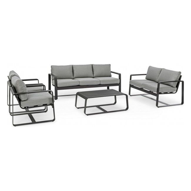 Outdoor Sessel Merrigan mit Kissen Anthrazit YK11 - ZEN ZONE