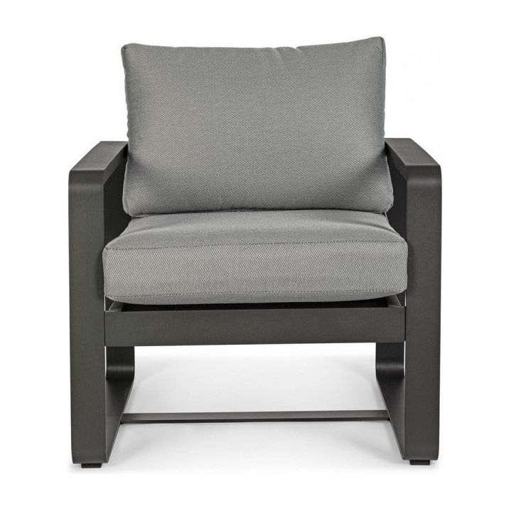 Outdoor Sessel Merrigan mit Kissen Anthrazit YK11 - ZEN ZONE
