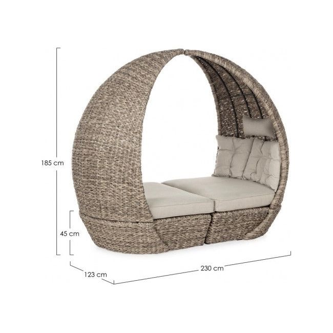 Outdoor Sofa Set 2 mit Kissen Samui - ZEN ZONE