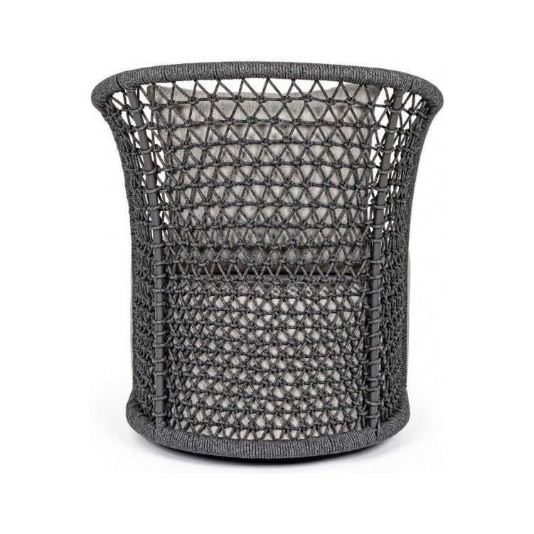 Outdoor Cuyen Drehsessel mit Kissen Anthrazit - ZEN ZONE