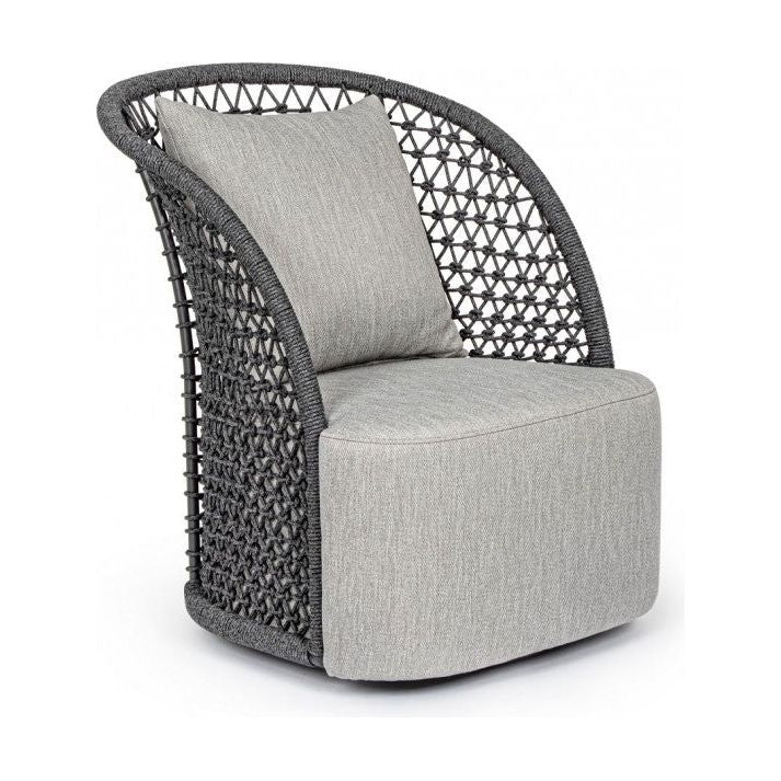 Outdoor Cuyen Drehsessel mit Kissen Anthrazit - ZEN ZONE