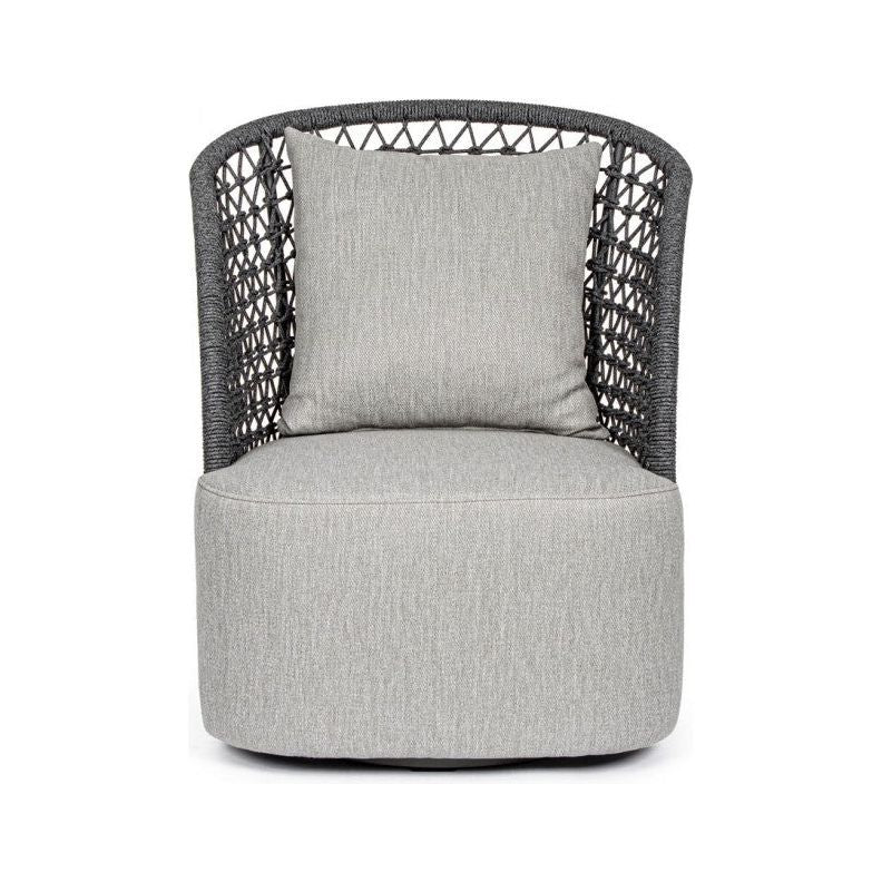 Outdoor Cuyen Drehsessel mit Kissen Anthrazit - ZEN ZONE