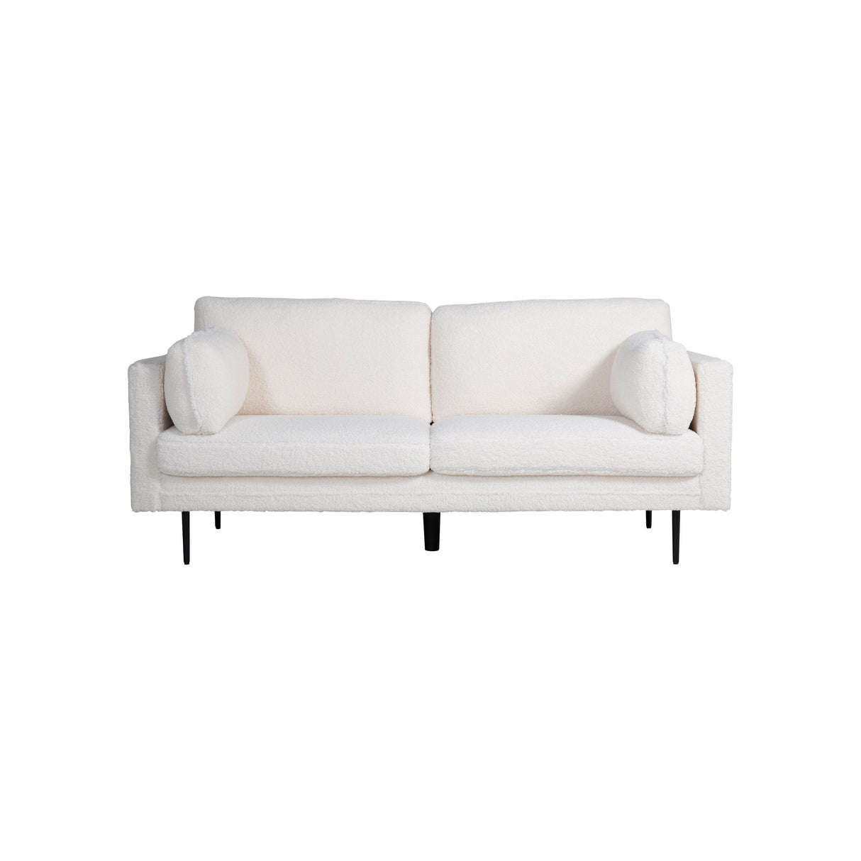 Boom 3-Sitzer Sofa - Teddy Fabric Weiß - ZEN ZONE Furniture