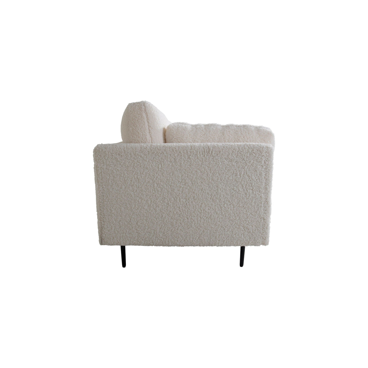 Boom 3-Sitzer Sofa - Teddy Fabric Weiß - ZEN ZONE Furniture