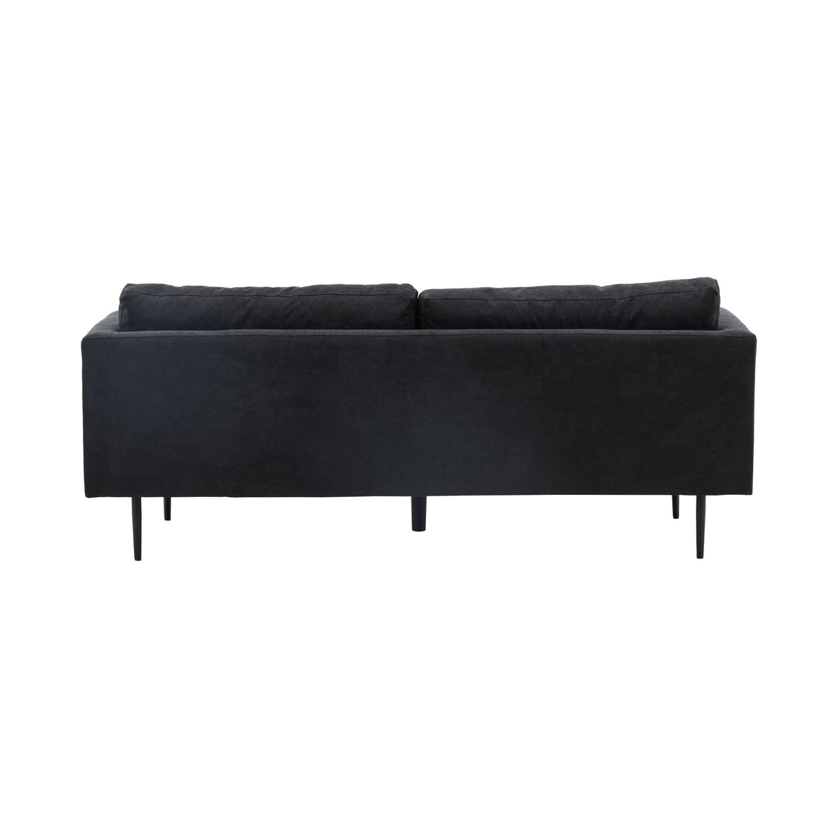 Boom 3-Sitzer Sofa - Schwarz / Schwarzer Stoff / Leinen - ZEN ZONE Furniture