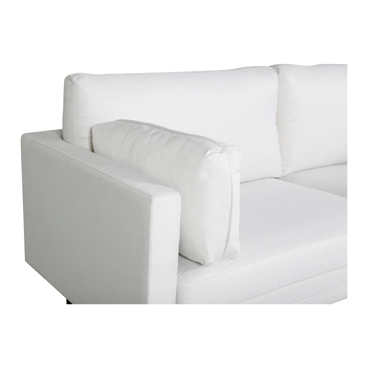 Boom 3-Sitzer Sofa - Schwarz / Hellbeige Stoff - ZEN ZONE Furniture