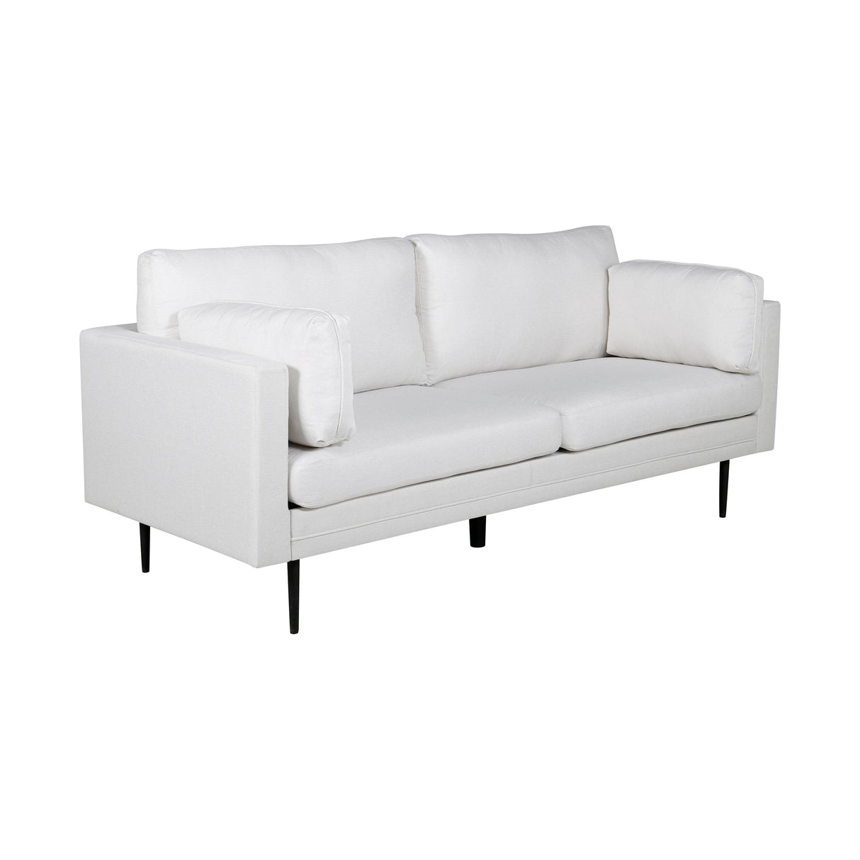 Boom 3-Sitzer Sofa - Schwarz / Hellbeige Stoff - ZEN ZONE Furniture