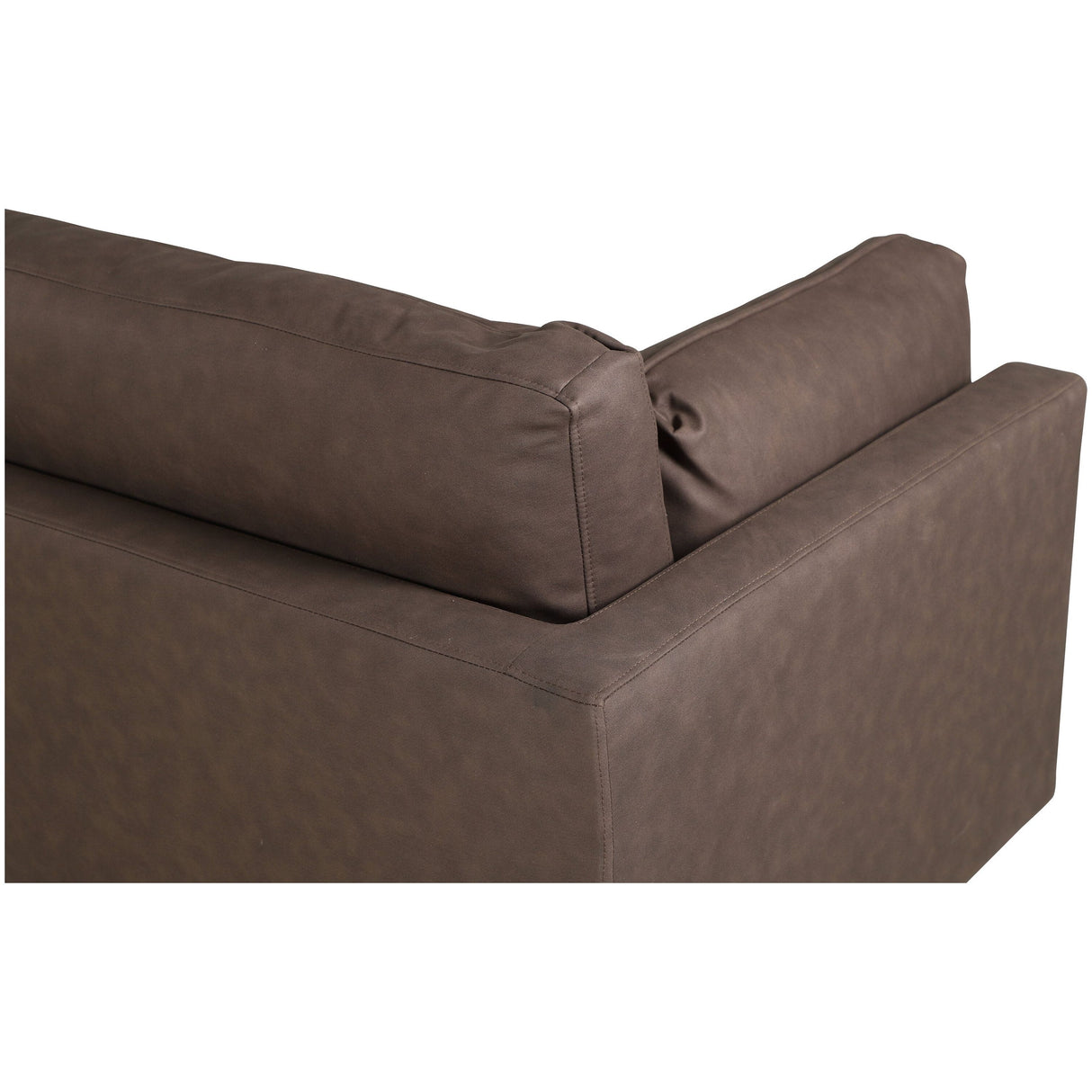 Boom 3-Sitzer Sofa - Schwarz / Braun Mikrofaser - ZEN ZONE Furniture