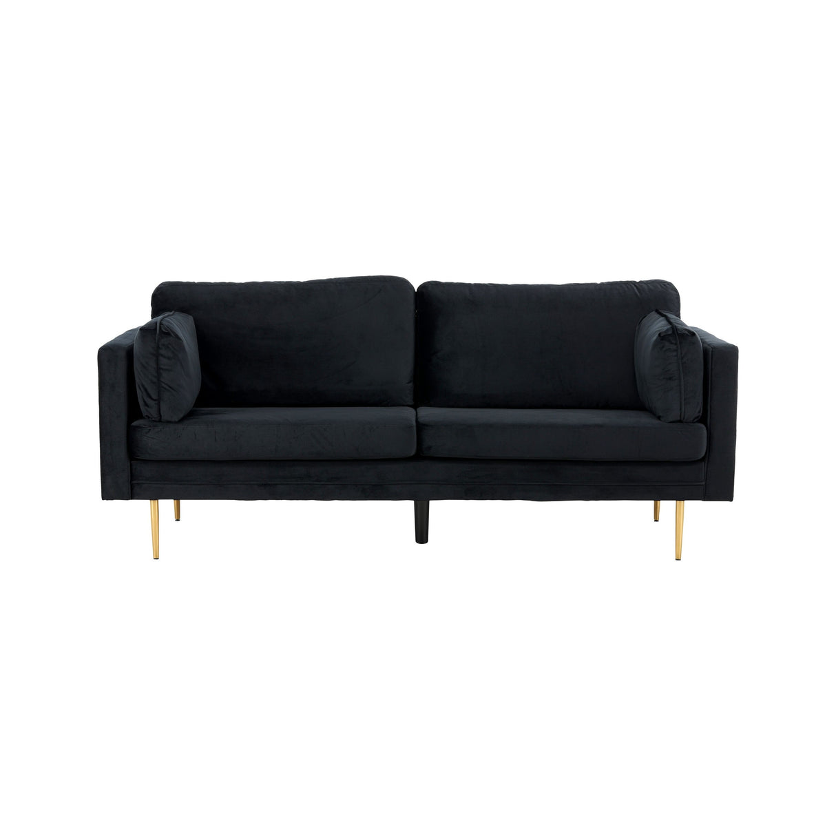Boom 3-Sitzer Sofa Samt - Schwarz - ZEN ZONE Furniture