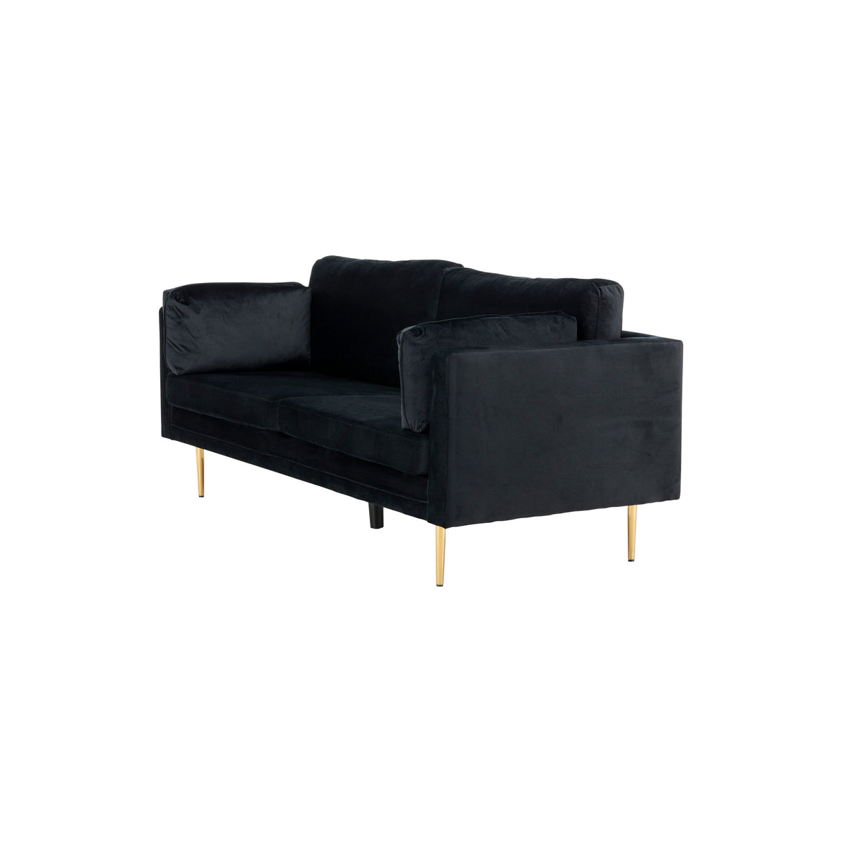Boom 3-Sitzer Sofa Samt - Schwarz - ZEN ZONE Furniture