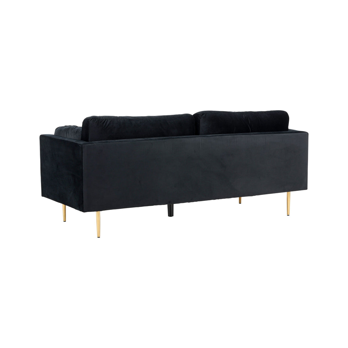 Boom 3-Sitzer Sofa Samt - Schwarz - ZEN ZONE Furniture