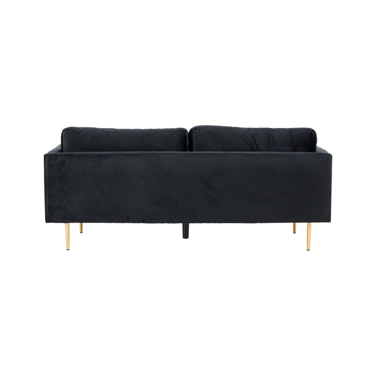 Boom 3-Sitzer Sofa Samt - Schwarz - ZEN ZONE Furniture