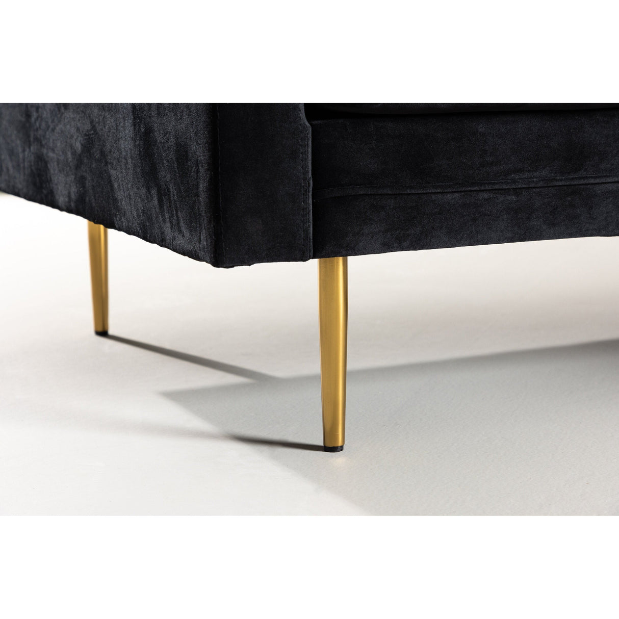 Boom 3-Sitzer Sofa Samt - Schwarz - ZEN ZONE Furniture