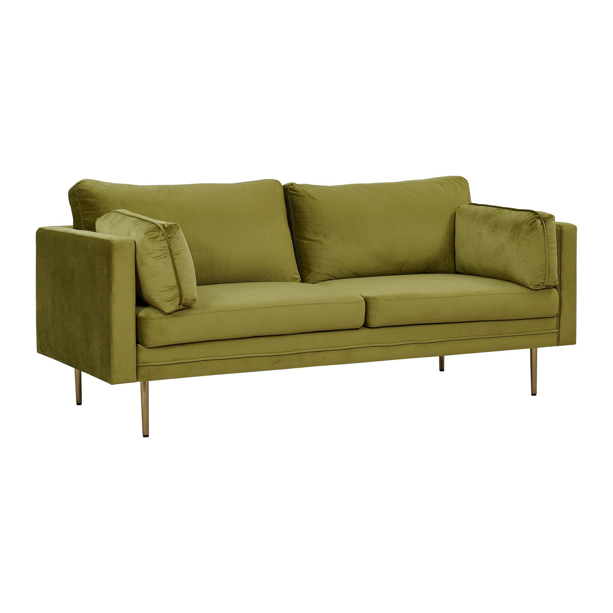 Boom 3-Sitzer Sofa Samt - Frühlingsgrün - ZEN ZONE Furniture