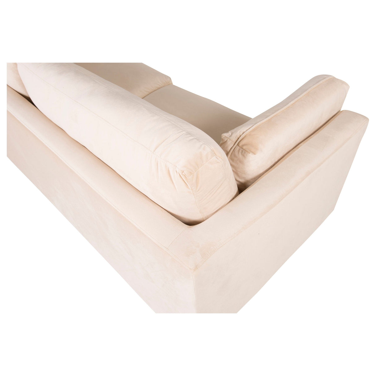 Boom 3-Sitzer Sofa Samt - Creme - ZEN ZONE Furniture