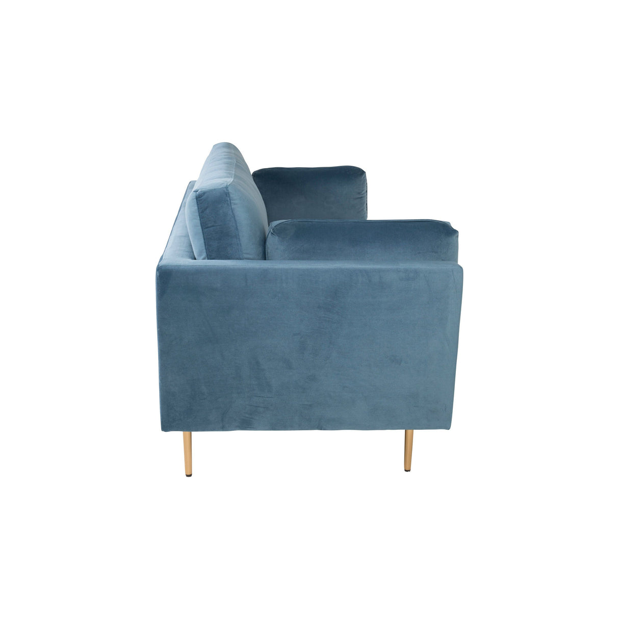 Boom 3-Sitzer Sofa Samt - Blau - ZEN ZONE Furniture
