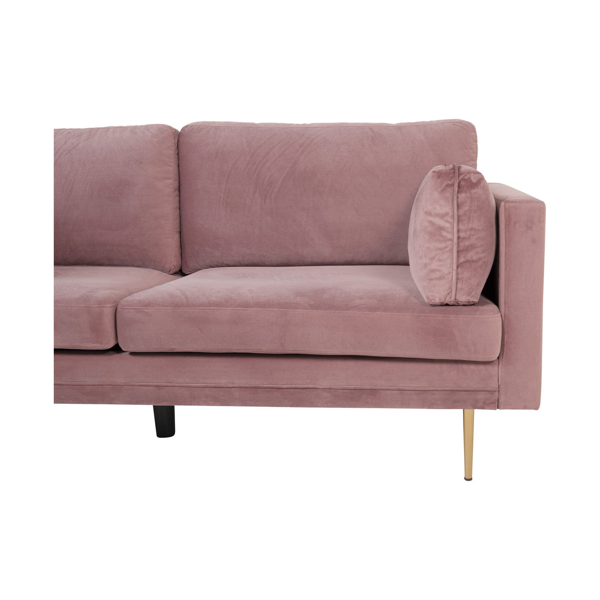 Boom 3-Sitzer Sofa Samt - Dusty Pink - ZEN ZONE Furniture