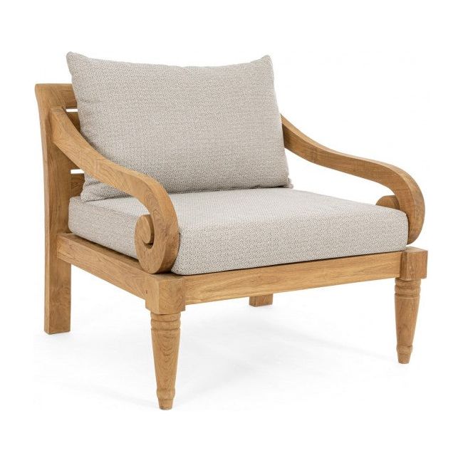 Outdoor Sessel mit Kissen Karuba Natural - FSC - ZEN ZONE