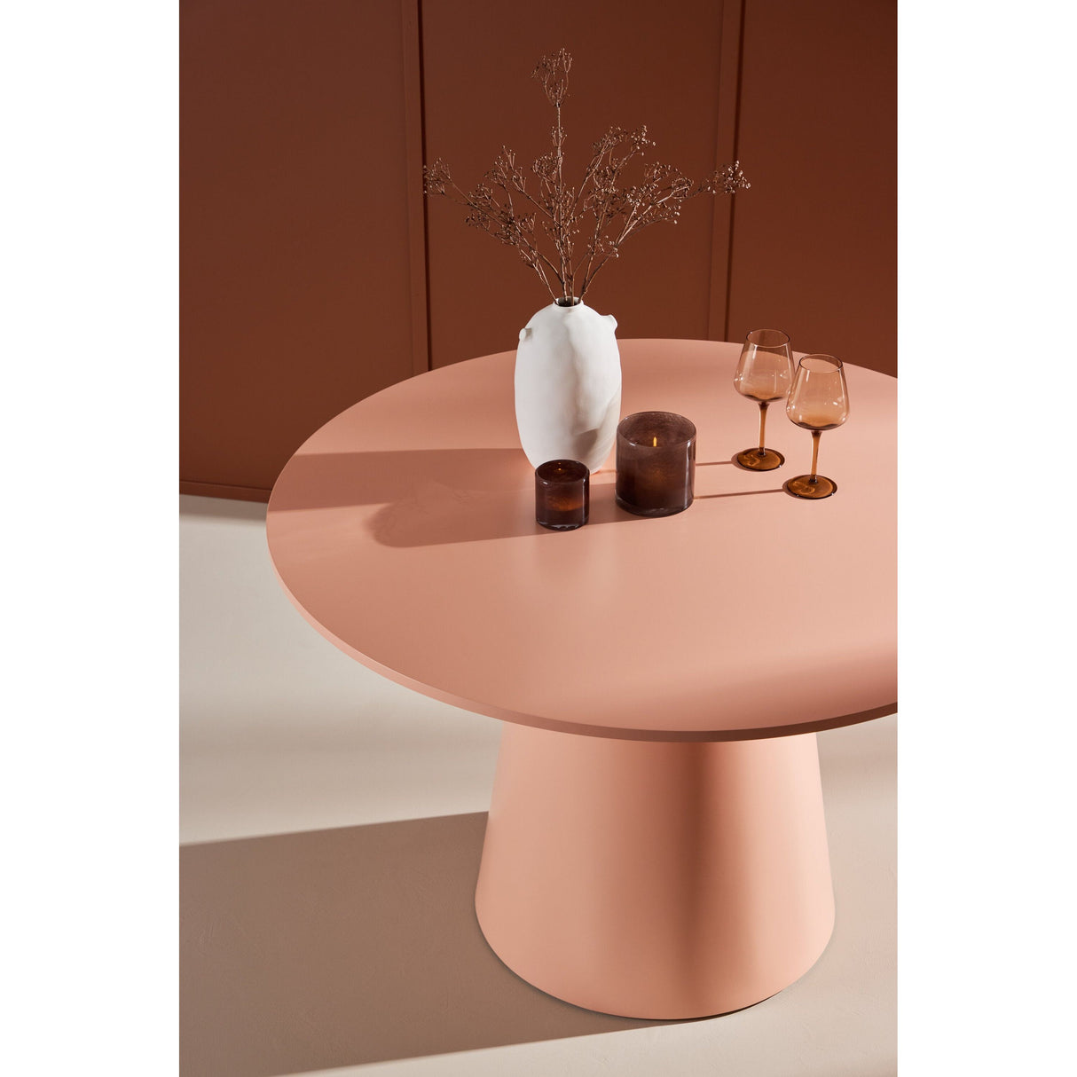 Lanzo Esstisch - Pfirsich 120 cm - ZEN ZONE Furniture