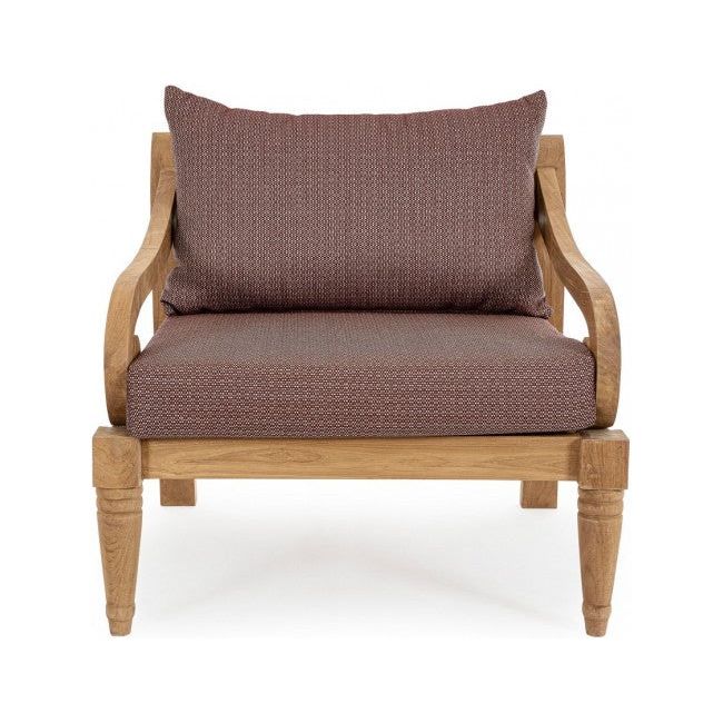 Outdoor Sessel mit Kissen Karuba Wine - FSC - ZEN ZONE