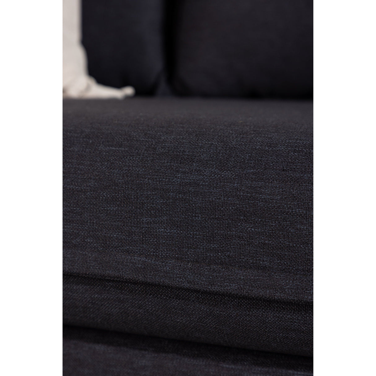 Nova 3-Sitzer Sofa Holz/ Schwarzer Stoff - ZEN ZONE Furniture