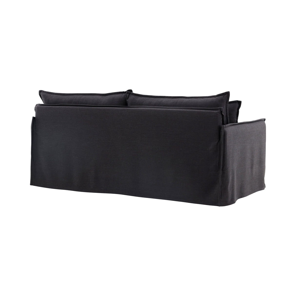 Nova 3-Sitzer Sofa Holz/ Schwarzer Stoff - ZEN ZONE Furniture