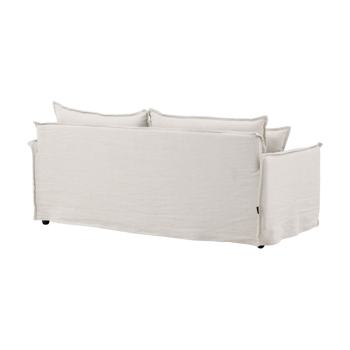 Nova 3-Sitzer Sofa - Holz / Beige Leinen - ZEN ZONE Furniture