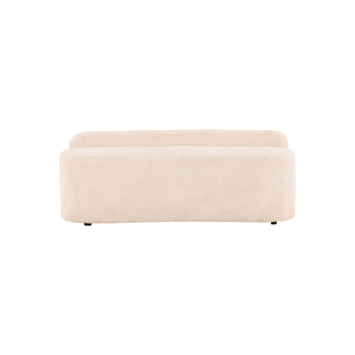 Pocatello 2-Sitzer Sofa - Weiß / Weißer Bouclé - ZEN ZONE Furniture