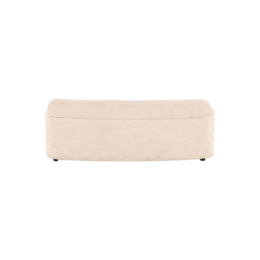 Pocatello 2-Sitzer Sofa - Weiß / Weißer Bouclé - ZEN ZONE Furniture