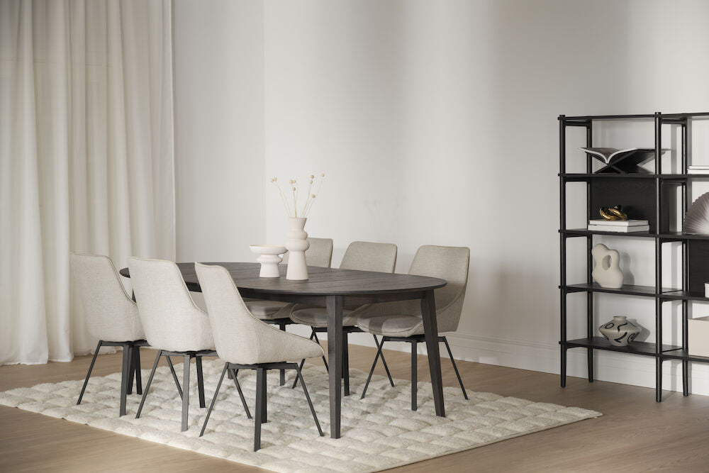 FILIPPA Esstisch Dunkelbraun 120x120x75cm - ZEN ZONE