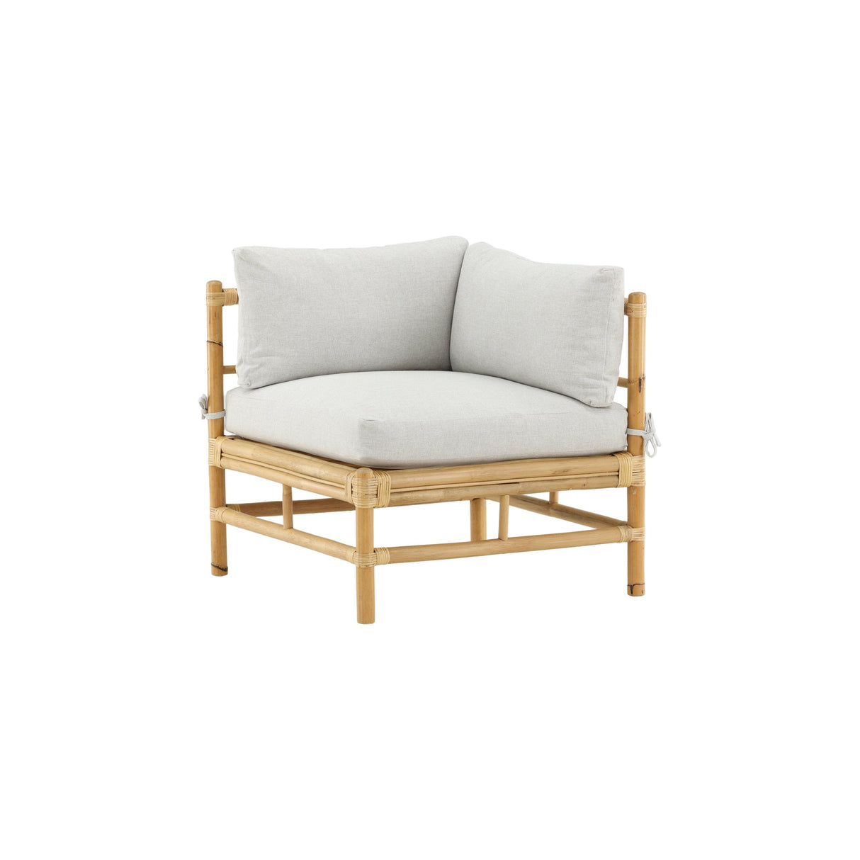 Rohrstock - Eckteil - Natur - Bambus - - ZEN ZONE Furniture