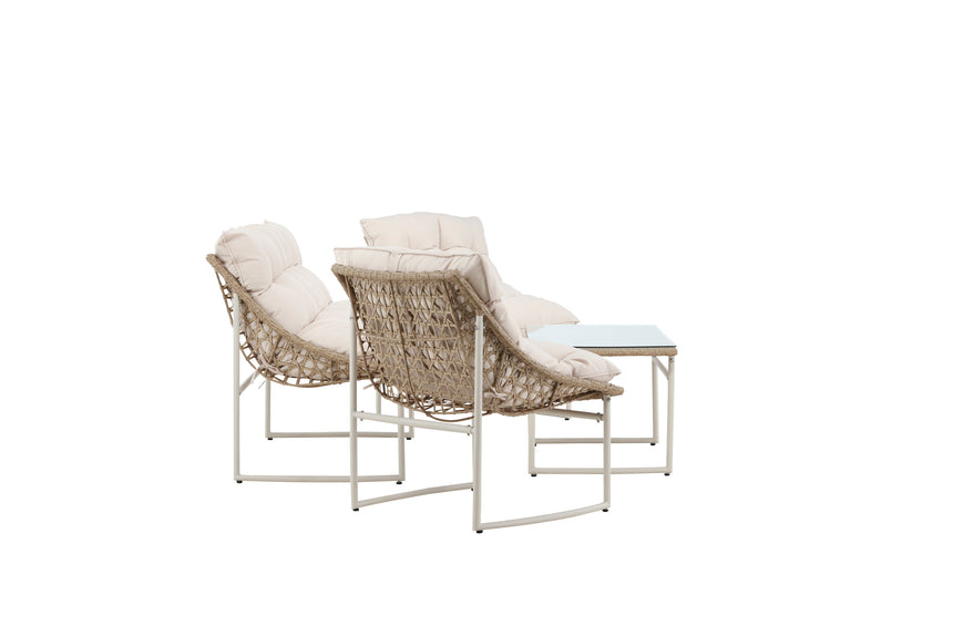 Tina Sofa Set Beige - ZEN ZONE Furniture