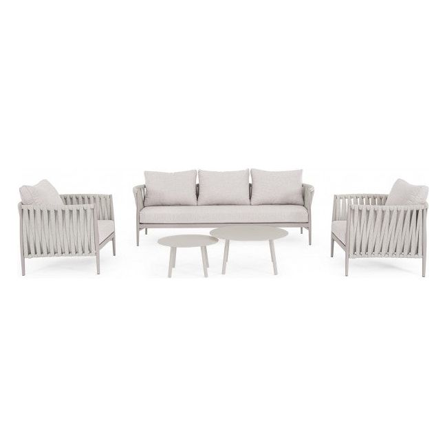 Outdoor Beistelltisch 2er Set Aminta Moon WG - ZEN ZONE