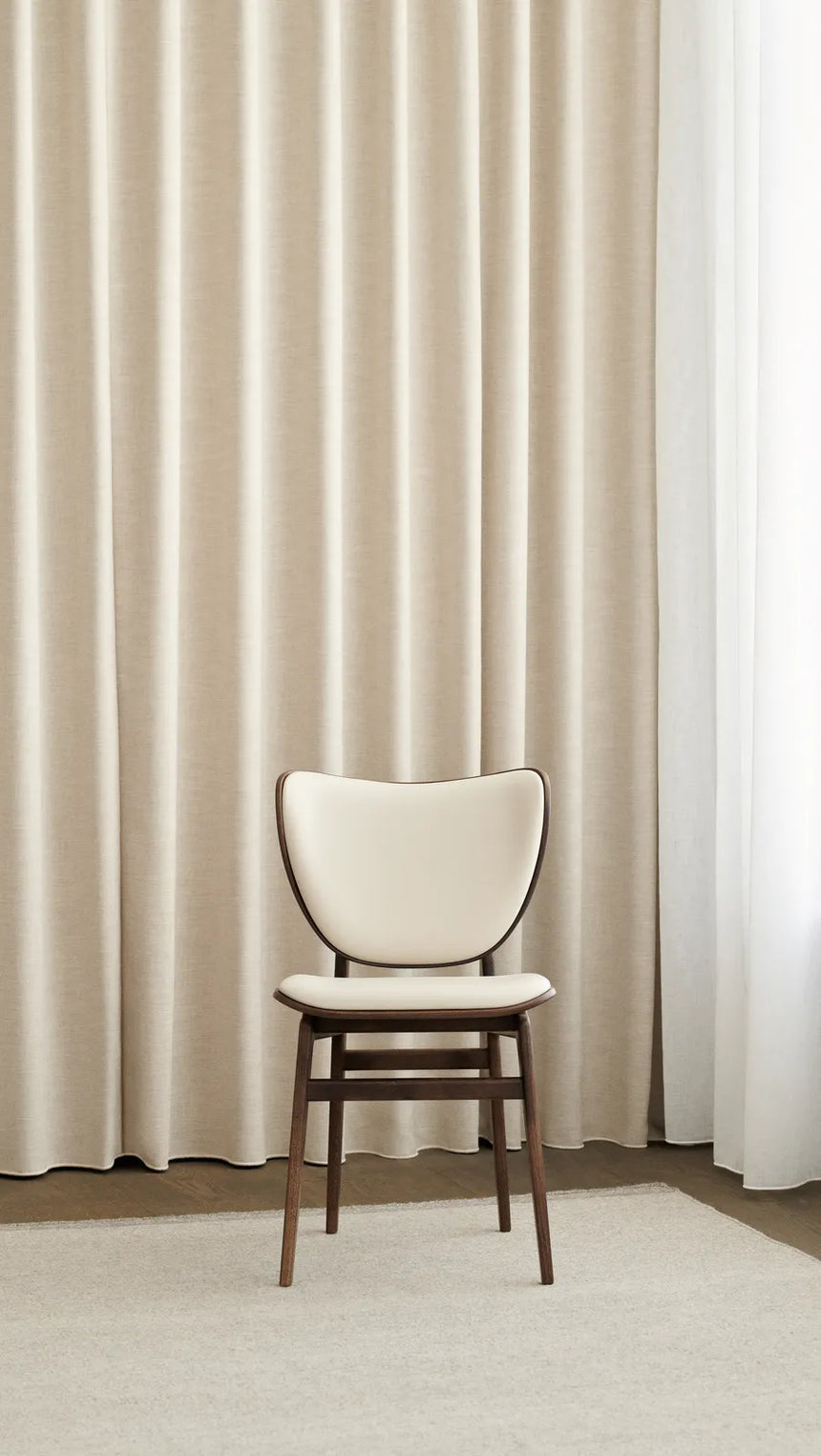 Essstuhl Elephant aus Massivholz Eiche, ungepolstert, 47×53×80,5 cm - ZEN ZONE Furniture