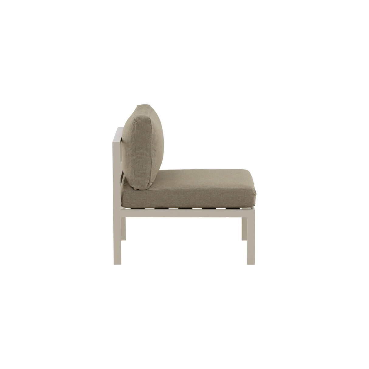 Copacabana Mittelteil - Beige alu / Greige Cushion - ZEN ZONE Furniture